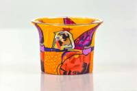 Votiv Glas 84 Weihnachtsbaum abstrakt dekoratives Windlicht