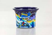 Votiv Glas 66 Weihnachtsstern dekoratives Windlicht