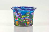 Votiv Glas 32 Stadtmotiv dekoratives Windlicht