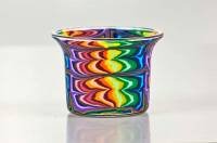 Votiv Glas 9 Psychedelisch dekoratives Windlicht