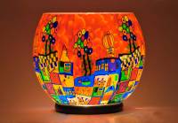 Leuchtglas Lampe Gigant Nr.290 Ø30cm, inklusive elektr. Beleuchtung, Leuchte