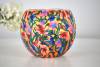 Leuchtglas 21413 Ø11cm Sommerblumen - Summer Flowers Licht & Farbe des Sommers Unikat in Serie