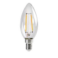 2,5W LED Filament Lampe, E14  warmweiss, LED Birne LED-Lampe Kerzenform