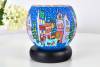Leuchtglas Lampe 809 Winter Town Stadt Ø11cm Dekoleuchte Windlicht Kerzenfarm