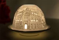 Kerzenfarm Hahn Dome-Light Nr. 30152 Dresden - Teelicht Windlicht Dekoration Porzellanteelicht