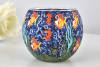 Leuchtglas 21001 Aquarium Ø11cm mit bunten Fischen und Pflanzenmotiv Unikat in Serie